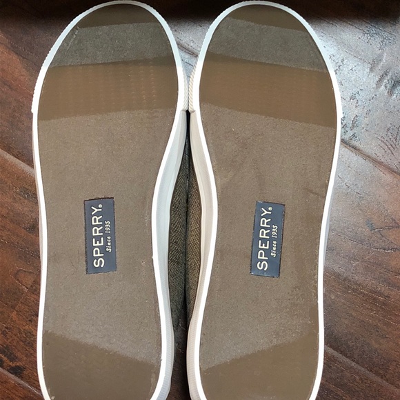 Sperry Slip-on Sneakers Seacoast Metallic Canvas - Picture 7 of 8